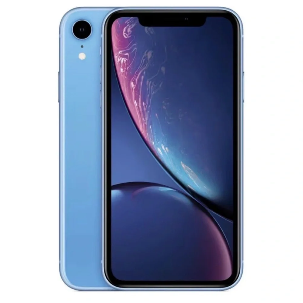 Apple iPhone XR,64GB, Blue - Unlocked (Renewed)